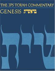 Cover of: Genesis =: Be-reshit : the traditional Hebrew text with new JPS translation
