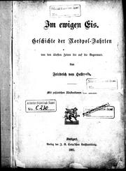 Cover of: Im ewigen Eis by Friedrich von Hellwald