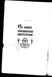 Cover of: Samuel de Champlain: a brief sketch of the eminent navigator and discoverer : read before the Chicago Historical Society, Tuesday evening, October 20, 1885