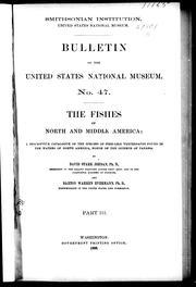 Cover of: The fishes of North and Middle America by by David Starr Jordan and Barton Warren Evermann