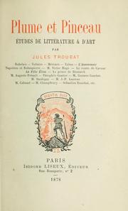 Cover of: Plume et pinceau: études de littérature & d'art
