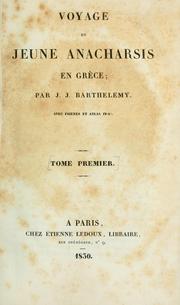Cover of: Mémoires sur la vie de J.-J. Barthélemy by Jean-Jacques Barthélemy