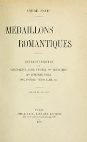 Médaillons romantiques by André Pavie