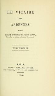 Cover of: Le vicaire des Ardennes by Honoré de Balzac