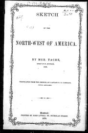 Cover of: Sketch of the North-West of America