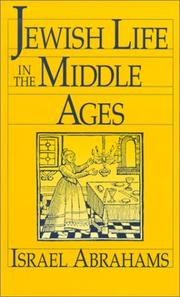 Cover of: Jewish Life in the Middle Ages