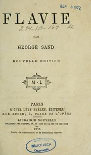 Cover of: Flavie by George Sand