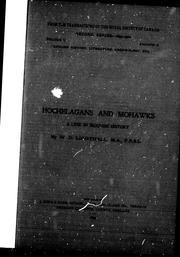 Cover of: Hochelagans and Mohawks by Lighthall, W. D.