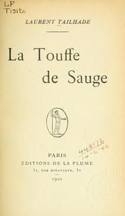 Cover of: La touffe de sauge.