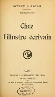 Cover of: Chez l'illustre écrivain