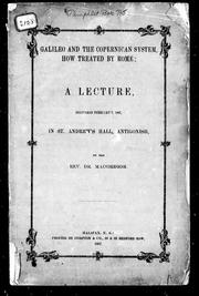 Front cover of Galileo and the Copernican system by P. G. MacGregor