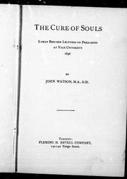 Cover of: The cure of souls by Ian Maclaren