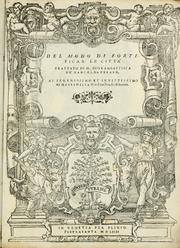 Cover of: Del modo di fortificar le città by Giovanni Battista de' Zanchi