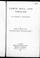 Cover of: Comte, Mill, and Spencer: an outline of philosophy