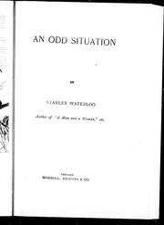 Cover of: An odd situation by Stanley Waterloo