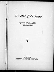 Cover of: The mind of the Master