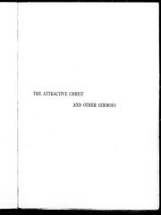 Cover of: The attractive Christ and other sermons by Robert Stuart MacArthur