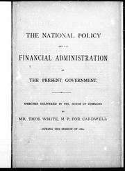The national policy and the financial administration of the present government