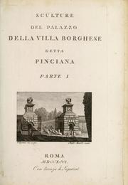 Cover of: Sculture del palazzo della Villa Borghese detta Pinciana.