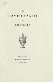 Cover of: Il campo santo di Brescia