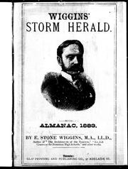 Wiggins' storm herald, with almanac, 1883 by Ezekiel S. Wiggins