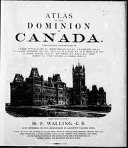 Cover of: Atlas of the Dominion of Canada