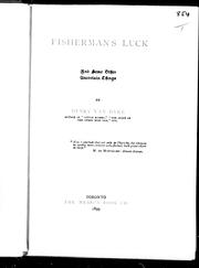 Cover of: Fisherman's luck by by Henry Van Dyke