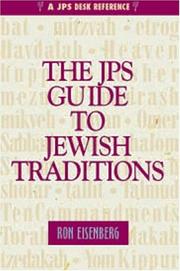 Cover of: The JPS guide to Jewish traditions