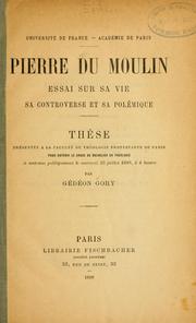 Pierre du Moulin by Gédéon A. Gory