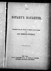 Cover of: The notary's daughter