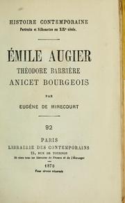 Cover of: Les contemporains. by Eugène de Mirecourt, Eugène de Mirecourt