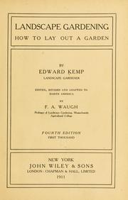 Cover of: Landscape gardening; how to lay out a garden