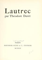 Cover of: Lautrec