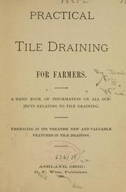 Cover of: Practical tile draining for farmers. by David F. Wise