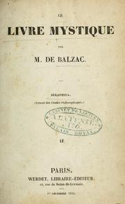 Le livre mystique by Honoré de Balzac