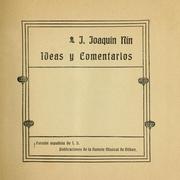 Cover of: Ideas y comentarios.