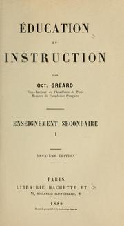 Cover of: Education et instruction