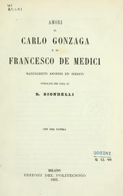 Amori di Carlo Gonzaga e di Francesco de Medici