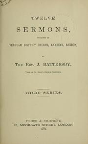 Cover of: Sermons.