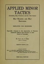 Applied minor tactics (including map problems and the war game) map reading and map sketching