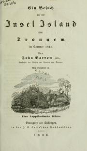 Cover of: Ein Besuch auf der Insel Island über Tronyem im Sommer, 1834