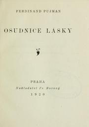 Osudnice lásky by Ferdinand Pujman