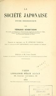 Cover of: La Société Japonaise: étude sociologique