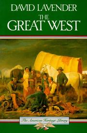 Cover of: The Great West