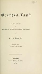 Cover of: Goethes Faust by Johann Wolfgang von Goethe