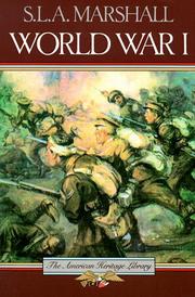 Cover of: World War I by S. L. A. Marshall