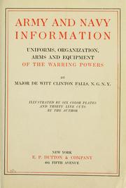 Cover of: Army and navy information by De Witt Clinton Falls