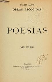 Cover of: Obras escogidas.