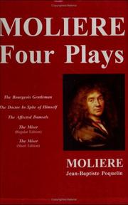 Cover of: Molière, four plays by Molière