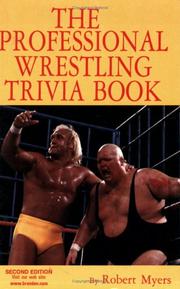 Cover of: The professional wrestling trivia book